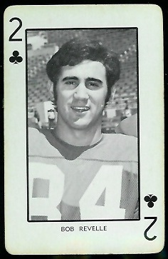 1973 Nebraska Playing Cards #2C - Bob Revelle - nm