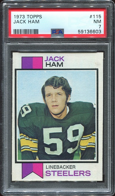 1973 Topps #115 - Jack Ham - PSA 7