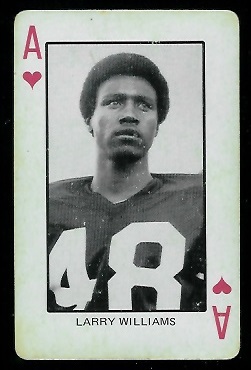 1974 Colorado Playing Cards #1H - Larry Williams - vg-ex