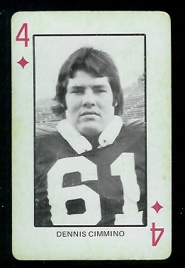 1974 Colorado Playing Cards #4D - Denis Cimmino - ex