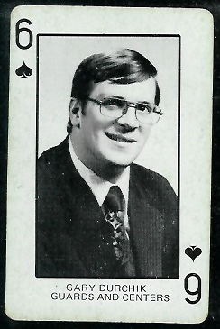 1974 Colorado Playing Cards #6S - Gary Durchik - ex