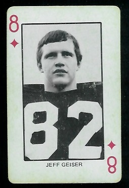 1974 Colorado Playing Cards #8D - Jeff Geiser - ex