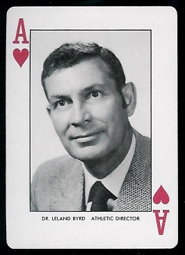 1974 West Virginia Playing Cards #1H - Leland Byrd - nm+