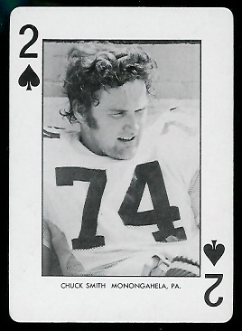 1974 West Virginia Playing Cards #2S - Chuck Smith - nm