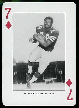 1974 West Virginia Playing Cards #7D - Heywood Smith - nm+