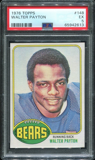 1976 Topps #148 - Walter Payton - PSA 5