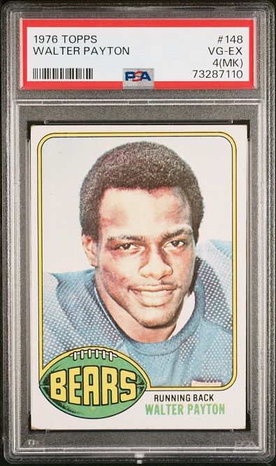 1976 Topps #148 - Walter Payton - PSA 4 mk