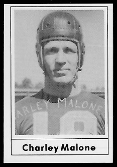 1977 Touchdown Club #27 - Charley Malone - ex