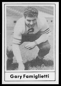 1977 Touchdown Club #31 - Gary Famiglietti - nm-mt