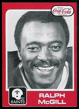 1979 Coke Saints #16 - Ralph McGill - nm-mt