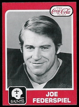 1979 Coke Saints #22 - Joe Federspiel - nm-mt