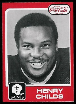 1979 Coke Saints #42 - Henry Childs - nm-mt