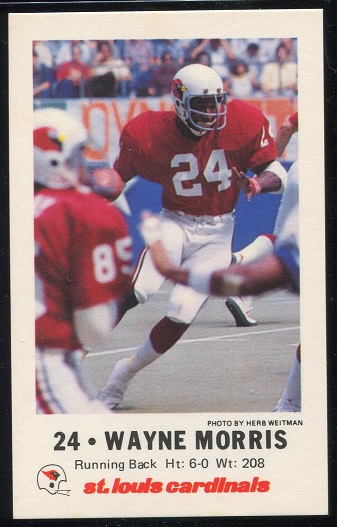 1980 Cardinals Police #10 - Wayne Morris - nm+