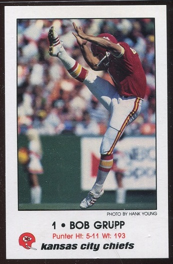 1980 Chiefs Police #2 - Bob Grupp - nm-mt