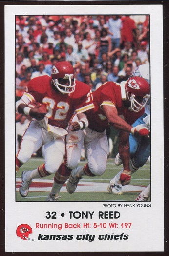 1980 Chiefs Police #4 - Tony Reed - nm-mt