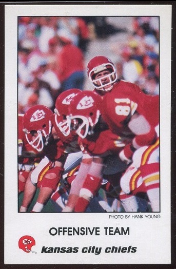 1980 Chiefs Police #9 - Offensive Team - nm-mt