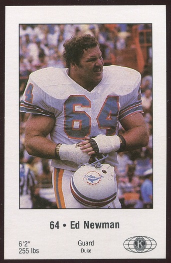 1980 Dolphins Police #12 - Ed Newman - nm-mt