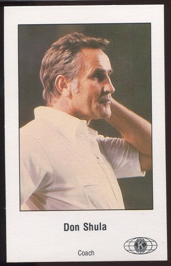 1980 Dolphins Police #13 - Don Shula - nm+