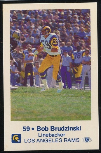 1980 Rams Police #2 - Bob Brudzinski - nm